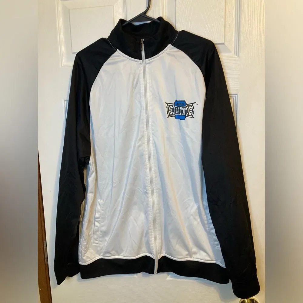 MMA Elite Serpents Men's Full Zip White Track Jacket Size XL